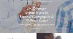 Desktop Screenshot of lincroftchiropractic.com